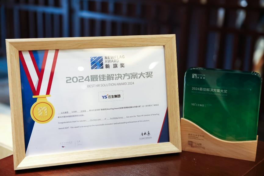 壹定发官网集团出海易Chuhaiyi荣获 “新旗奖”2024最佳解决方案大奖