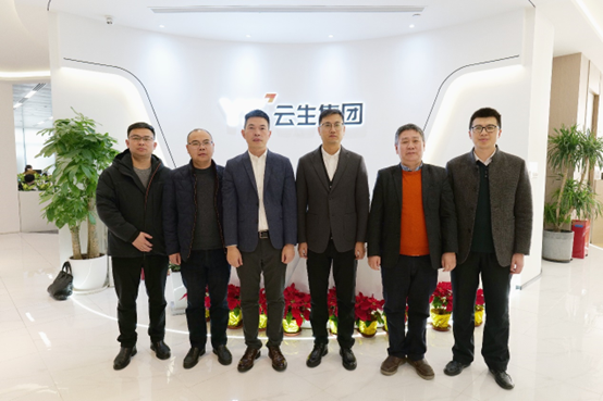 湖州市人社局副局长钱振宇一行领导莅临壹定发官网集团调研考察